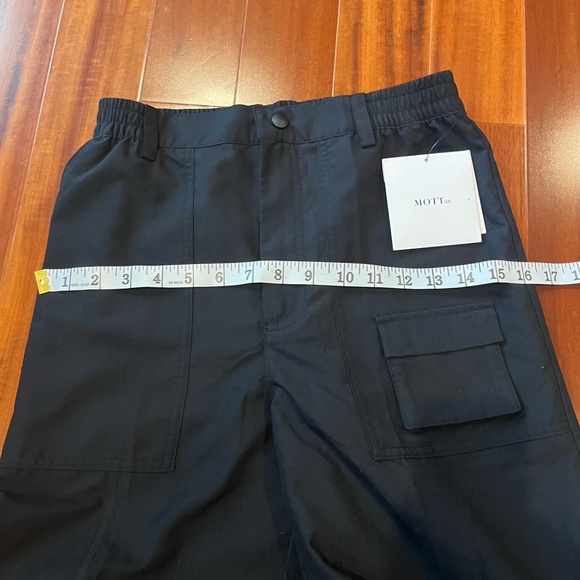 MOTT50 Gabrielle Cargo Trouser Pant Black Solid Utility Lightweight New NWT Sz S - Picture 8 of 12